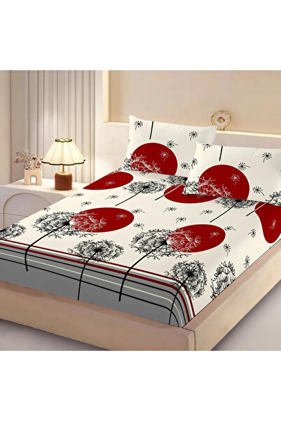 TextiLici Set Husă de pat cu elastic, FixOnBed, 160 x 200 cm, bumbac, 2 fete ...