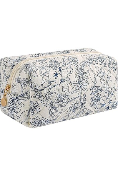 HHQQWZ Makeup Bag Travel Cosmetic Bag for Women Girls, Zipper Make Up Pouch, ...
