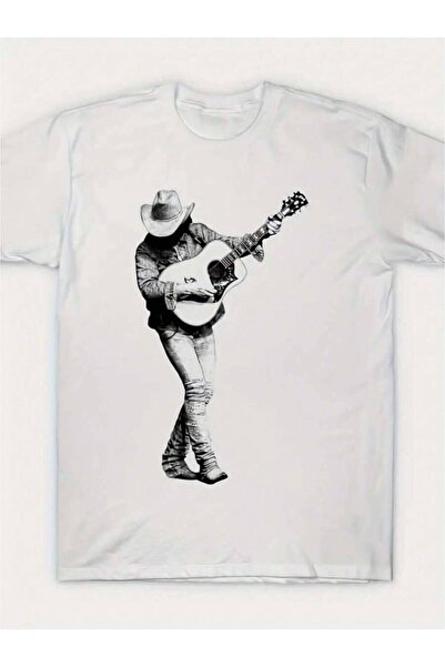 26LIK Men'S Vintage Country Music Graphic T-Shirt - 100% Western Cowboy Guita...