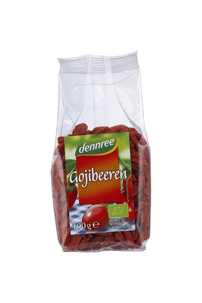 Dennree Fructe Goji organice uscate, 100g