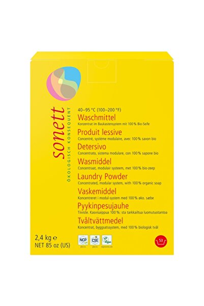 Sonett Detergent pudră concentrat pentru rufe colorate, 2,4 kg