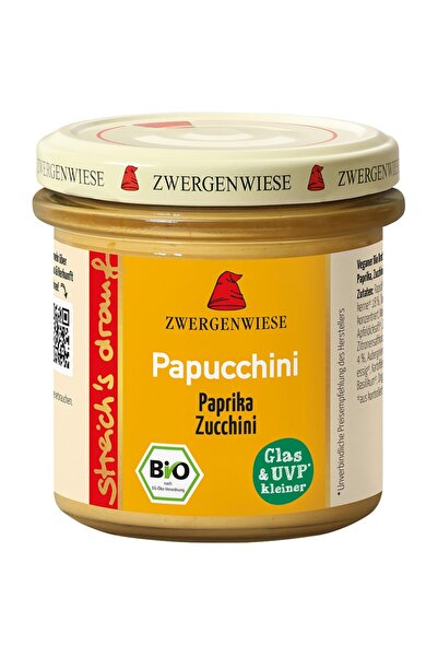 Zwergenwiese Pastă vegetală Papucchini cu ardei iute și dovleac organic, 135g