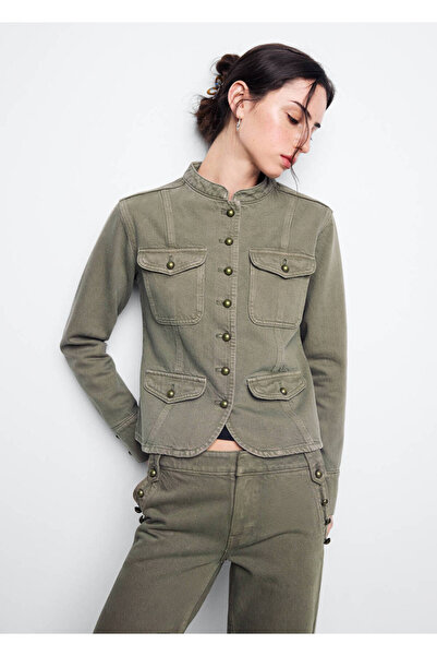 Mango Teen Cepli denim ceket