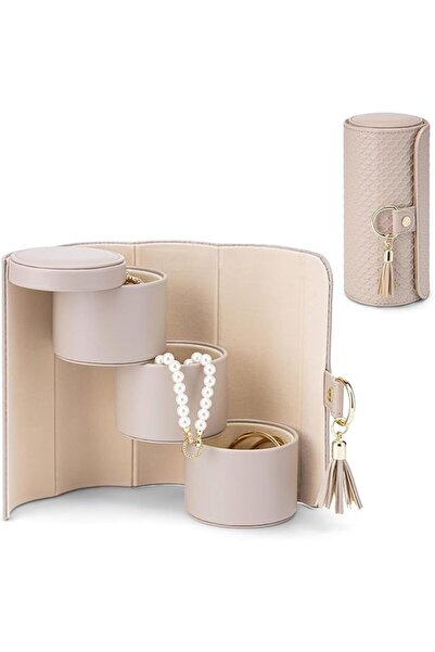 VLANDO Travel Jewelry Box, Jewelry Roll Personalized, Jewelry Storage Travel ...