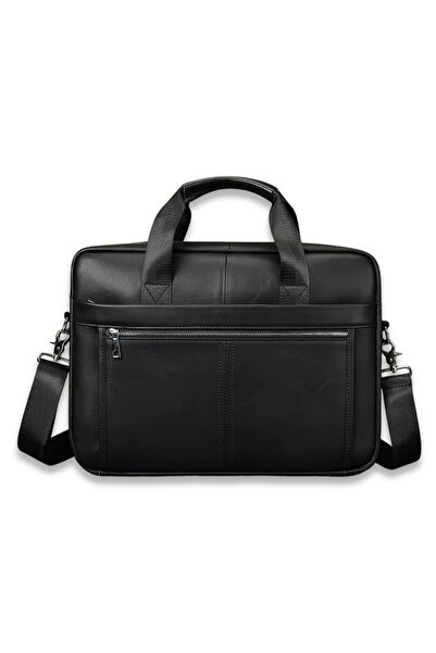 IMODIX Genuine Leather Laptop Bag, Compatible with 15-inch Laptop, Multiple P...