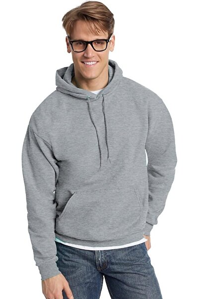 HANES Men's EcoSmart Fleece Hoodie Sweatshirt