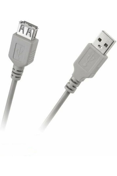 Other DM Pro 3μ Καλώδιο USB 2.0 Αρσενικό Α σε Θηλυκό Α Γκρι (DM-2783-3)