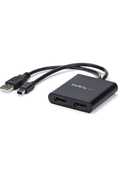 startech Μετατροπέας USB-A / mini DisplayPort αρσενικό σε DisplayPort 2x θηλυ...