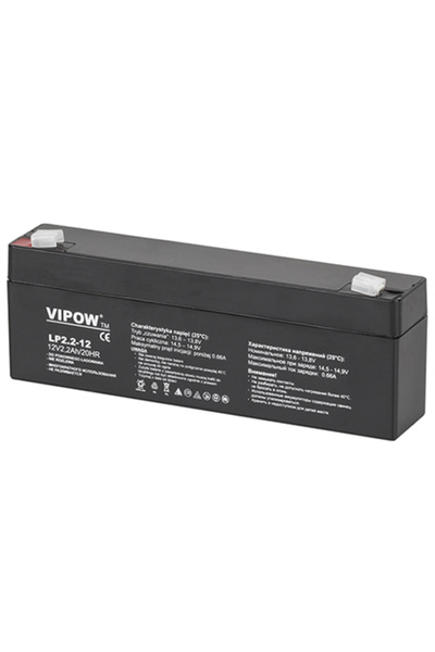 Vipow Μπαταρία σταθερής χρήσης 12V 2.2Ah AGM VRLA
