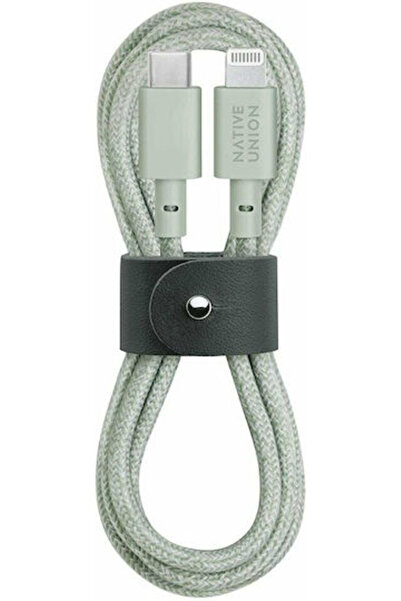 Native Union Καλώδιο USB-C σε Lightning Πράσινο 1.2μ (BELT-CL-GRN-2-NP)
