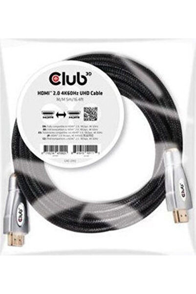 Other Club3D HDMI 2.0 Premium Υψηλής Ταχύτητας 4K 60Hz HDR Πλεκτό Καλώδιο HDM...