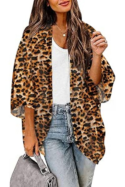 GENERAL BB&KK Women's Chiffon Boho Kimono Cardigans Casual Loose Open Front C...