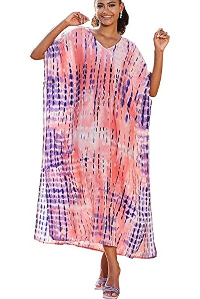 YouKD Summer Long Kaftan Bohemian Beach Kimono Swimsuit Cover Up Plus Size Dr...