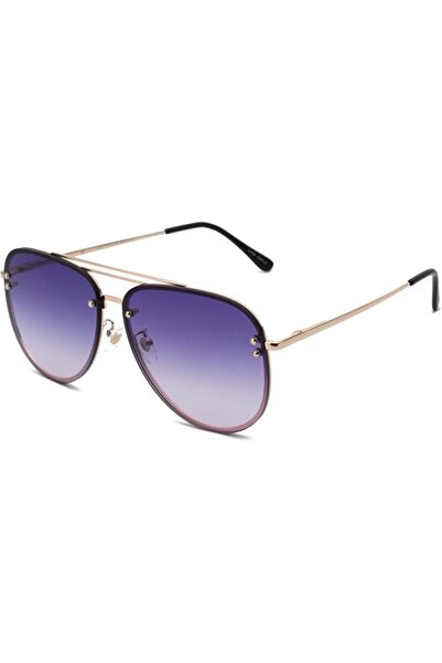 GENERAL Premium Rimless Oversized Aviator Sunglasses for Women, Polarized PC ...
