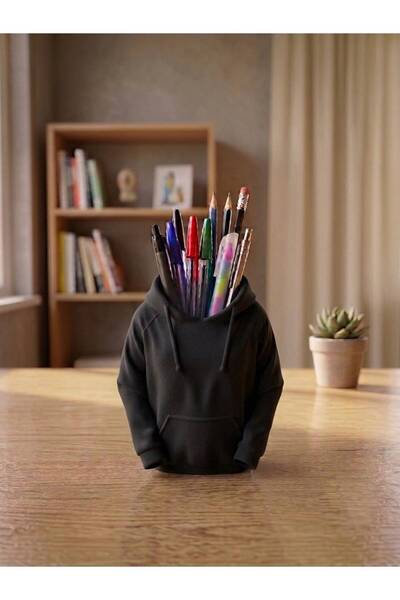 pumbata3D Black Hooded Pen Holder |   3D Printing Figure |   Decorative & Fun...