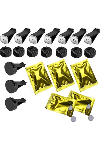 GENERAL 10 Set Square Head Car Air Vent Clip, DIY Auto Air Condition Clips, A...
