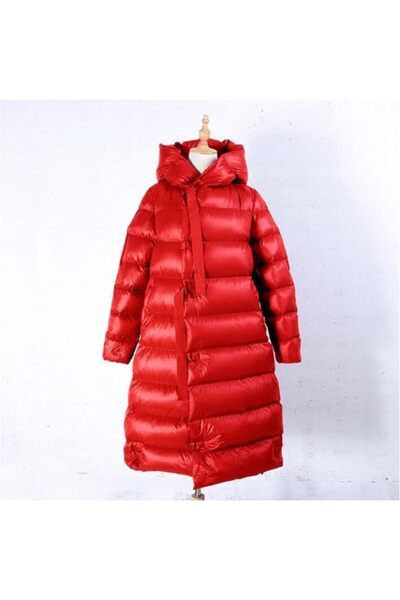 GENERAL BAJIE Women's Winter Down Jacket with Hood Parka White Duck Down Coat...