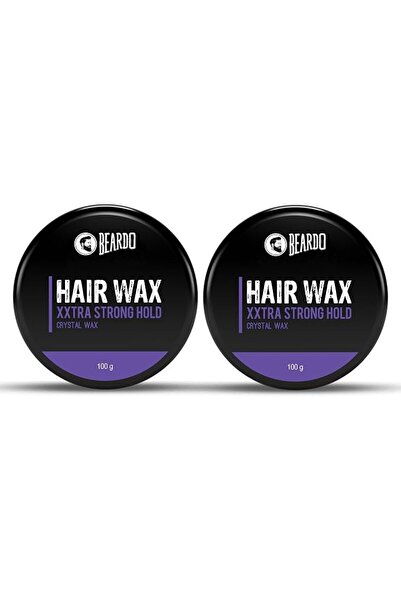 BEARDO Xxtra Stronghold Hair Wax, 100 gm (Pack of 2) | Crystal Hair Wax for M...