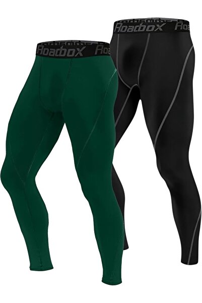 Roadbox Compression Shorts Mens 3 Pack, Sports Underwear Base Layer Shorts, Q...