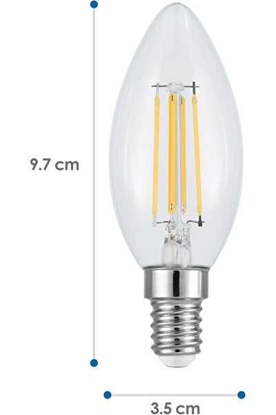 Alfanar CW 4.5W LED Filament Candle ENERGY EFFICIENT