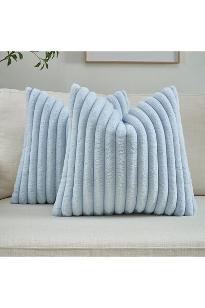 FUTEI Cream White Throw Pillow Covers 20x20 Inch Set of 2,Modern Fall/Winter ...