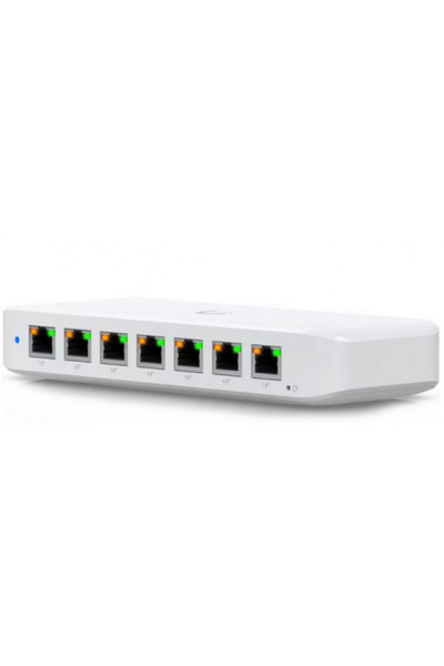 Ubiquiti UniFi USW-Ultra 8-θυρο Gigabit PoE Switch, 7 θύρες PoE, 42W