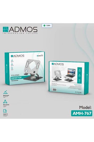 ADMOS حامل هاتف وجهاز لوحي قابل للطي للمكتب |   حامل قابل للتعديل متعدد الزوا...