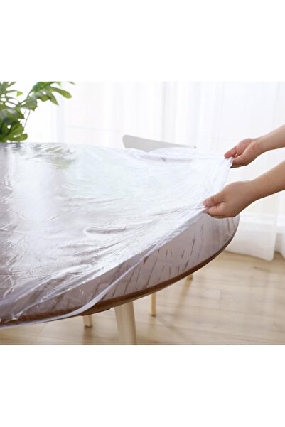 Generic Brand Round, washable, weather-resistant tablecloth with elasticity; ...
