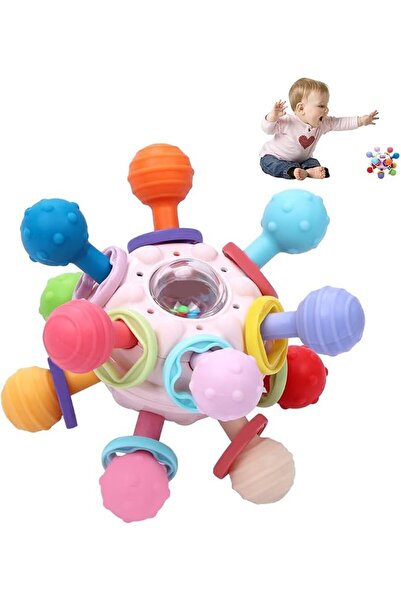 Daladen Teething Toys, Toys Rattle Teether Chew Sensory Toys, Chew Toys Teeth...