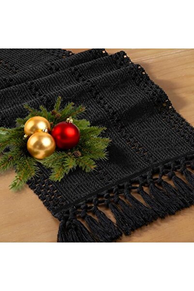 GENERAL Socomi Boho Table Runner Fall Thanksgiving Farmhouse Rustic Dining Ki...