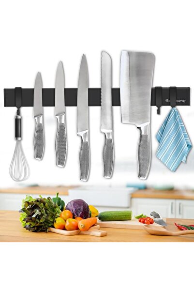 GENERAL Magnetic Knife Holder for Wall 17 Inch, No Drilling black knife magne...