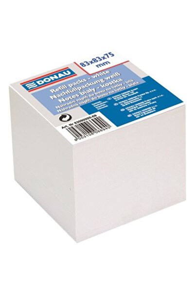 MC Micostore Cub hartie alb DONAU 750 file 83 x 83 x 75 mm infoliat