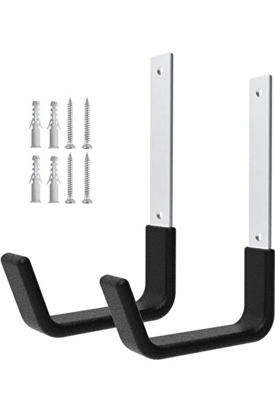 STARSTAR 50 Hooks Hooks Garages Steel Stainless walls Black 2- Garden Tool Sy...