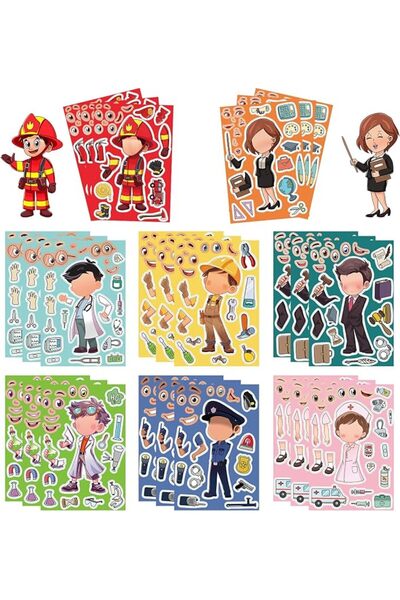 Generic 24 Sheets Car Stickers for Your Kids Make Your Own Stickers Car Theme...