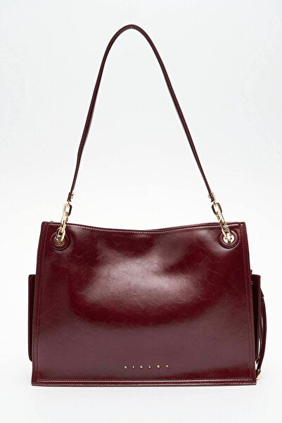 Sisley Women's Shoulder Bag Bordo Sly461