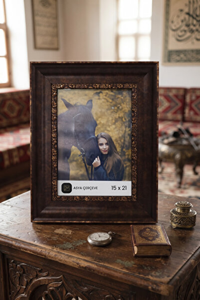 Asya Çerçeve Râyiha Serisi 15 x 21 Fotoğraf Çerçevesi Camlı Dekoratif Duvar &...