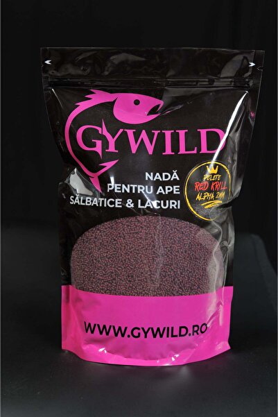 Gywild Pelete Krill Roșu Alfa 2 mm 1 kg