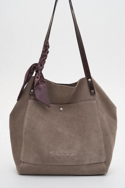 Sisley Women's Shoulder Bag Stone-Brown Sly511