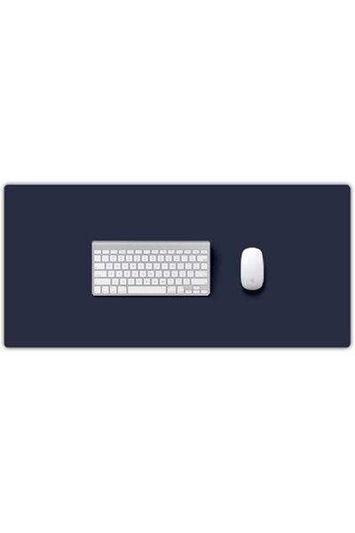 Generic Gaming Mouse Mat Waterproof Laptop Mat Large (Dark Blue, 80 * 40cm)