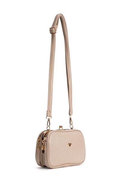 essbag Lions Women's 4-Compartment Lined Scholarship Handbag and Shoulder Bag with Zipper Closure