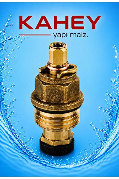KAHEY Taharet Musluğu Salmastra Musluk Içi - %100 Prinç - Contalı - 1 Adet Çe...