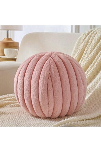 Uvvyui Black Ball Pillow, Soft Round Throw Pillow, 8.6 Inch Round Boucle Plus...
