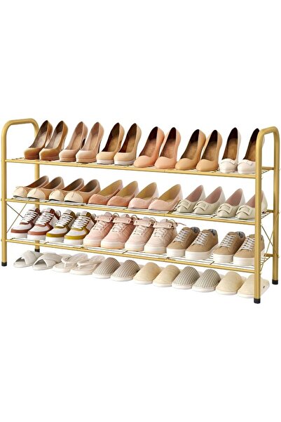 GENERAL Hoctieon 3 Tier Shoe Rack for Closet, Shoe Rack FreeStanding, Shoes S...