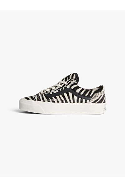 Vans Lx Old Skool 36 Unisex Zebra Patterned Sneakers - Vn000Ehd