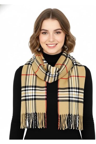 EXCEFORE Super Soft Cashmere Feel Winter Scarf for Men Women, Classic Striate...