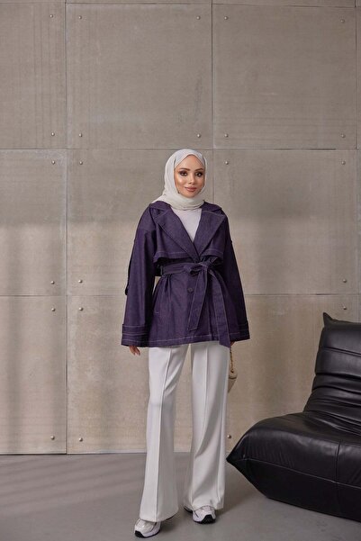 Bwest Trench Coat - Mürdüm