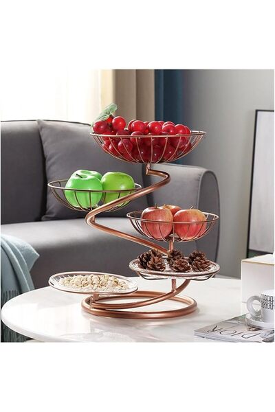 GENERAL fruit bowl multi-layer metal fruit plate, stand for fruit basket, mod...