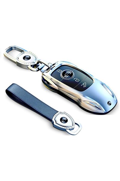 AZONEE Zinc Alloy Car Key Fob Case for Mercedes-Benz, Protective Metal Holder...