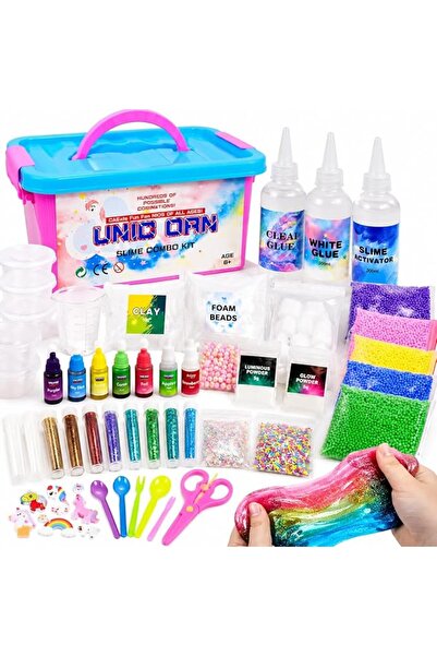 SHAHNARO Slime Unicorn Making Kit for Girls & Boys – DIY Slime Kit with Unico...
