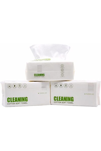 SKY TOUCH SKY-TOUCH Disposable Cotton Thickened Clean face towel, Women Soft ...